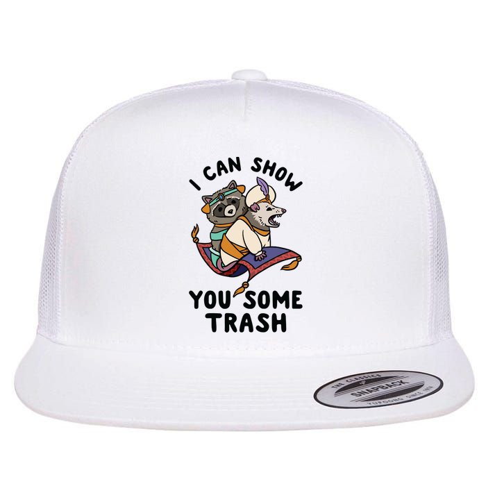 I Can Show You Some Trash, Funny Raccoon And Possum Flatbill Hat