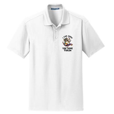 I Can Show You Some Trash, Funny Raccoon And Possum Dry Zone Grid Polo
