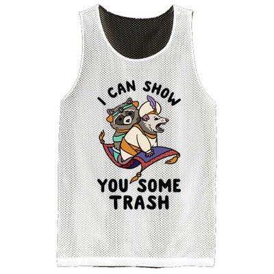 I Can Show You Some Trash, Funny Raccoon And Possum Mesh Reversible Basketball Jersey Tank
