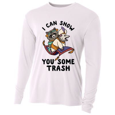 I Can Show You Some Trash, Funny Raccoon And Possum Cooling Performance Long Sleeve Crew