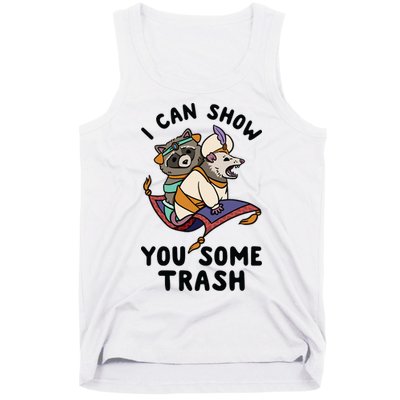 I Can Show You Some Trash, Funny Raccoon And Possum Tank Top