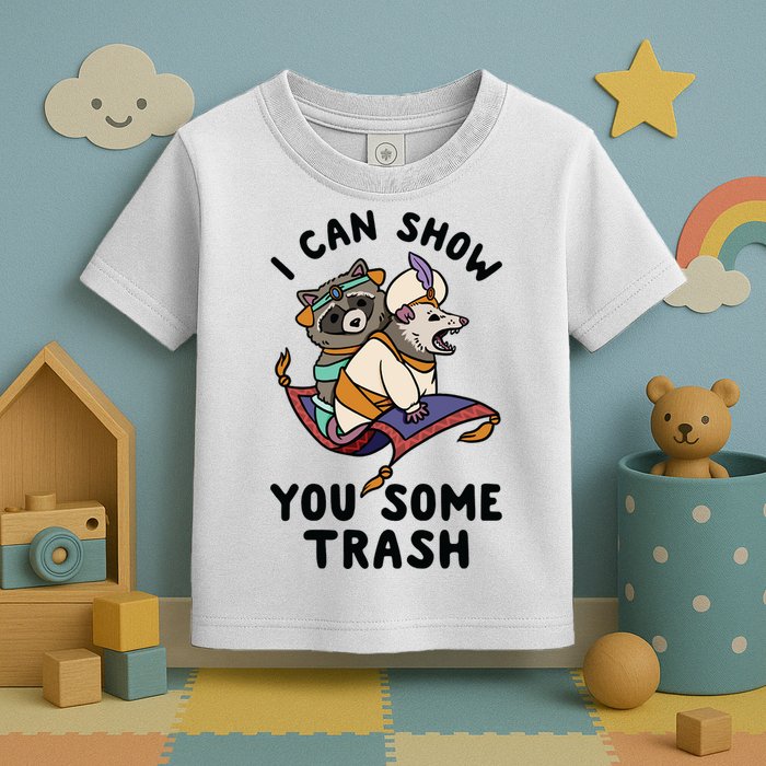 I Can Show You Some Trash, Funny Raccoon And Possum Toddler T-Shirt