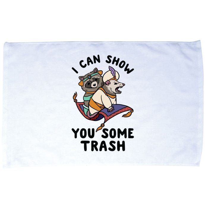 I Can Show You Some Trash, Funny Raccoon And Possum Microfiber Hand Towel