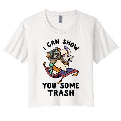 I Can Show You Some Trash, Funny Raccoon And Possum Crop Top