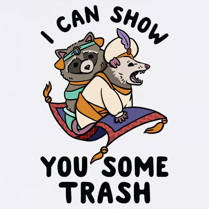 I Can Show You Some Trash, Funny Raccoon And Possum Wool Snapback Cap