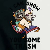 I Can Show You Some Trash, Funny Raccoon And Possum Infant Baby Jersey Bodysuit