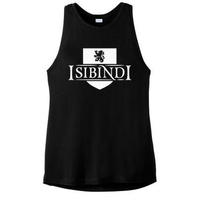 Isibindi Courage School Spirit Courageous Green Ladies PosiCharge Tri-Blend Wicking Tank