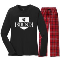 Isibindi Courage School Spirit Courageous Green Women's Long Sleeve Flannel Pajama Set 