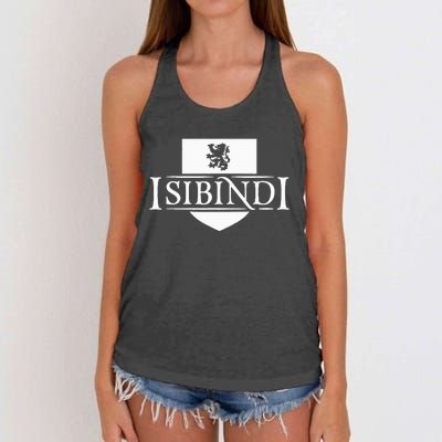 Isibindi Courage School Spirit Courageous Green Women's Knotted Racerback Tank