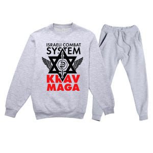 Israeli Combat System Krav Maga Premium Crewneck Sweatsuit Set