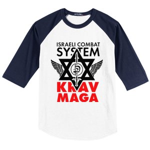 Israeli Combat System Krav Maga Baseball Sleeve Shirt