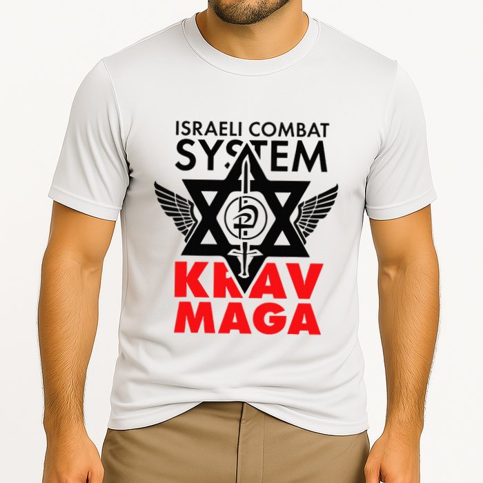 Israeli Combat System Krav Maga Cooling Performance Crew T-Shirt