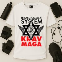 Israeli Combat System Krav Maga Cooling Performance Crew T-Shirt
