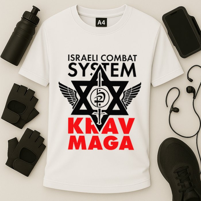 Israeli Combat System Krav Maga Cooling Performance Crew T-Shirt