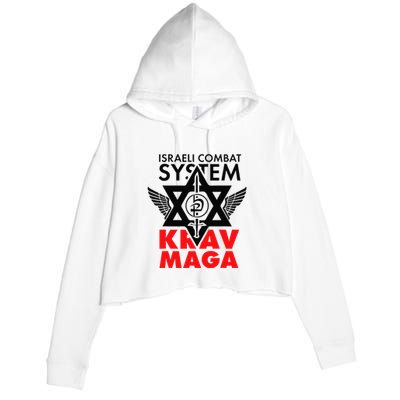 Israeli Combat System Krav Maga Crop Fleece Hoodie