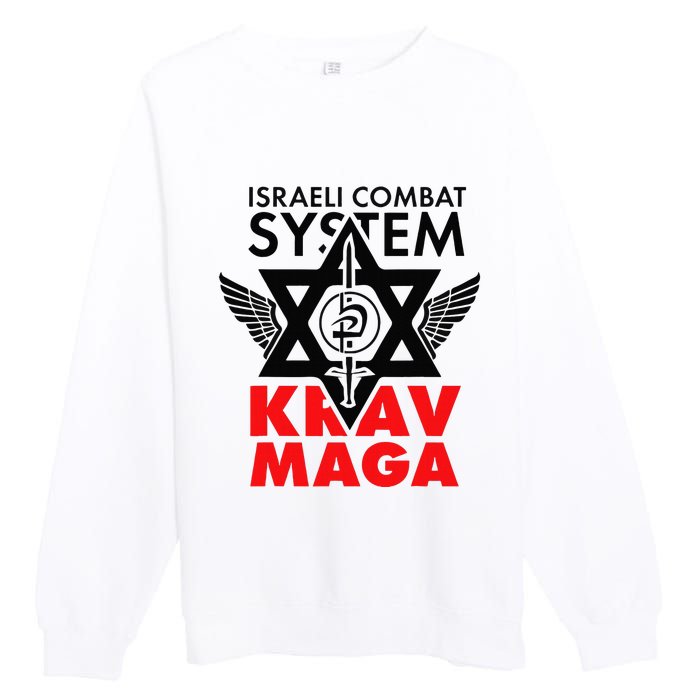 Israeli Combat System Krav Maga Premium Crewneck Sweatshirt