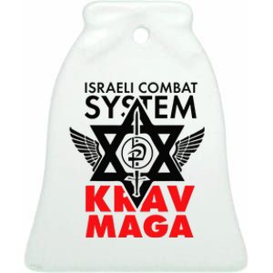 Israeli Combat System Krav Maga Ceramic Bell Ornament