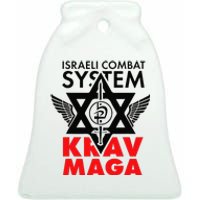 Israeli Combat System Krav Maga Ceramic Bell Ornament