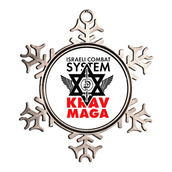 Israeli Combat System Krav Maga Metallic Star Ornament