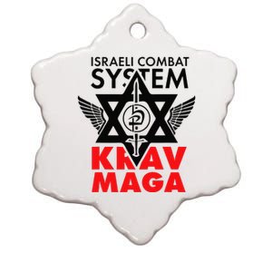 Israeli Combat System Krav Maga Ceramic Star Ornament