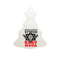 Israeli Combat System Krav Maga Ceramic Tree Ornament