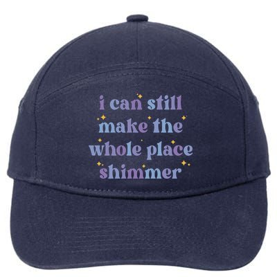 I Can Still Make The Whole Place Shimmer Retro Purple 7-Panel Snapback Hat