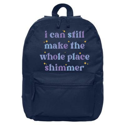 I Can Still Make The Whole Place Shimmer Retro Purple 16 in Basic Backpack