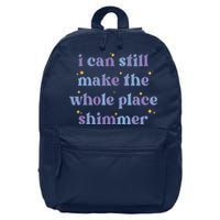 I Can Still Make The Whole Place Shimmer Retro Purple 16 in Basic Backpack