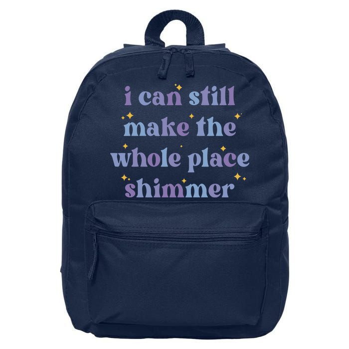 I Can Still Make The Whole Place Shimmer Retro Purple 16 in Basic Backpack