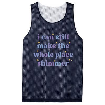 I Can Still Make The Whole Place Shimmer Retro Purple Mesh Reversible Basketball Jersey Tank
