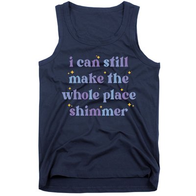 I Can Still Make The Whole Place Shimmer Retro Purple Tank Top