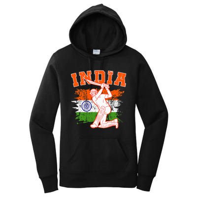 India Cricket Supporters Jersey Indian Cricket Fans Women's Pullover Hoodie