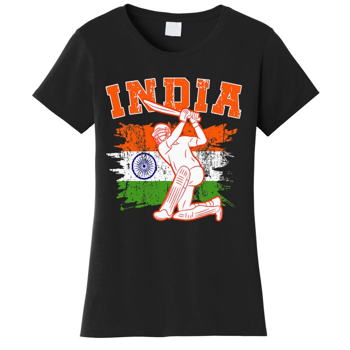 India Cricket Supporters Jersey Indian Cricket Fans Women's T-Shirt