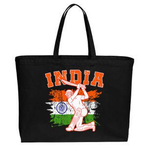 India Cricket Supporters Jersey Indian Cricket Fans Cotton Canvas Jumbo Tote