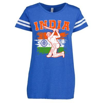 India Cricket Supporters Jersey Indian Cricket Fans Enza Ladies Jersey Football T-Shirt