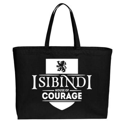 Isibindi Courage School Spirit Courageous Green Cotton Canvas Jumbo Tote