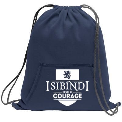 Isibindi Courage School Spirit Courageous Green Sweatshirt Cinch Pack Bag