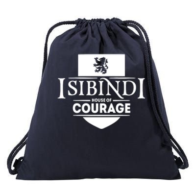 Isibindi Courage School Spirit Courageous Green Drawstring Bag