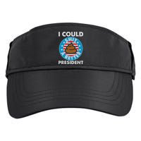 I Could Shit A Better President Poop Emblem Adult Drive Performance Visor