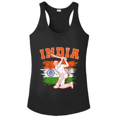 India Cricket Supporters Jersey Indian Ladies PosiCharge Competitor Racerback Tank