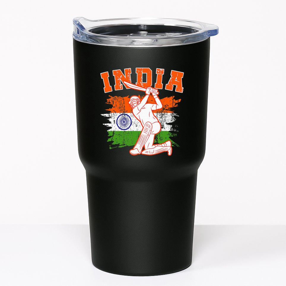 India Cricket Supporters Jersey Indian Tumbler