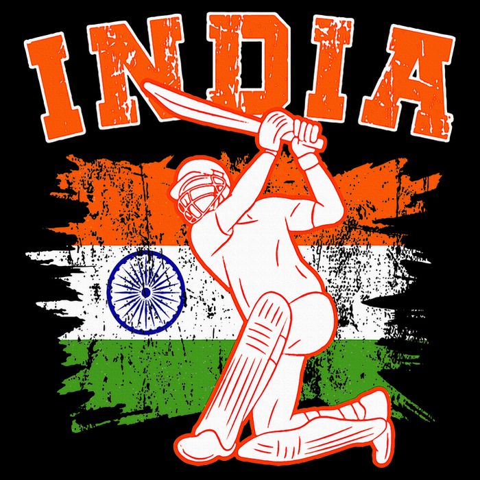 India Cricket Supporters Jersey Indian Kids Hoodie
