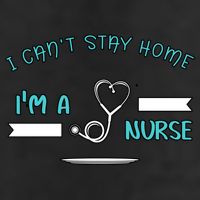 I Can't Stay Home I'm A Nurse With Stethoscope Gift 11oz C Handle Ceramic Mug
