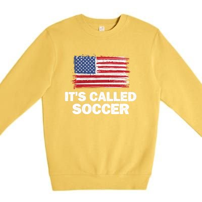 It's Called Soccer World Usa Football Cup Premium Crewneck Sweatshirt