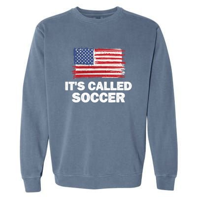 It's Called Soccer World Usa Football Cup Garment-Dyed Sweatshirt