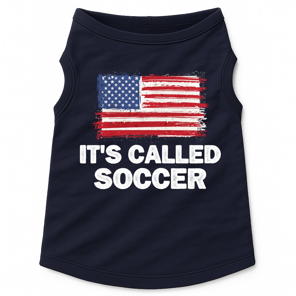 It's Called Soccer World Usa Football Cup Doggie Tank
