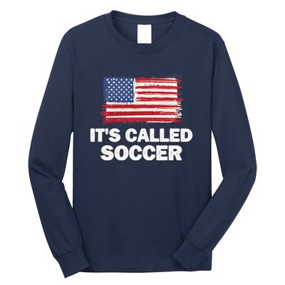 It's Called Soccer World Usa Football Cup Long Sleeve Shirt