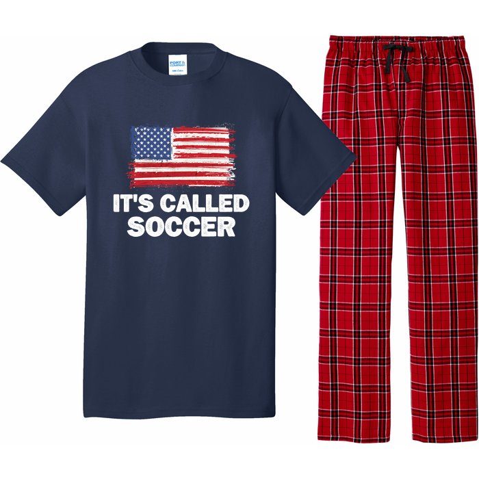 It's Called Soccer World Usa Football Cup Pajama Set