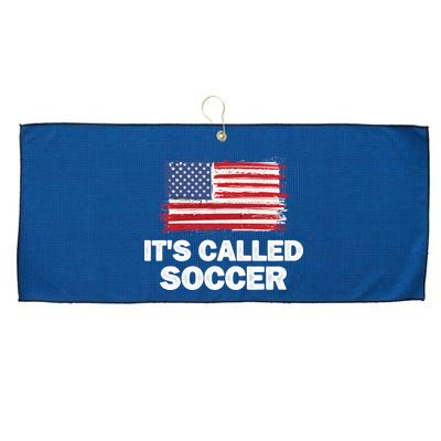 It's Called Soccer World Usa Football Cup Large Microfiber Waffle Golf Towel