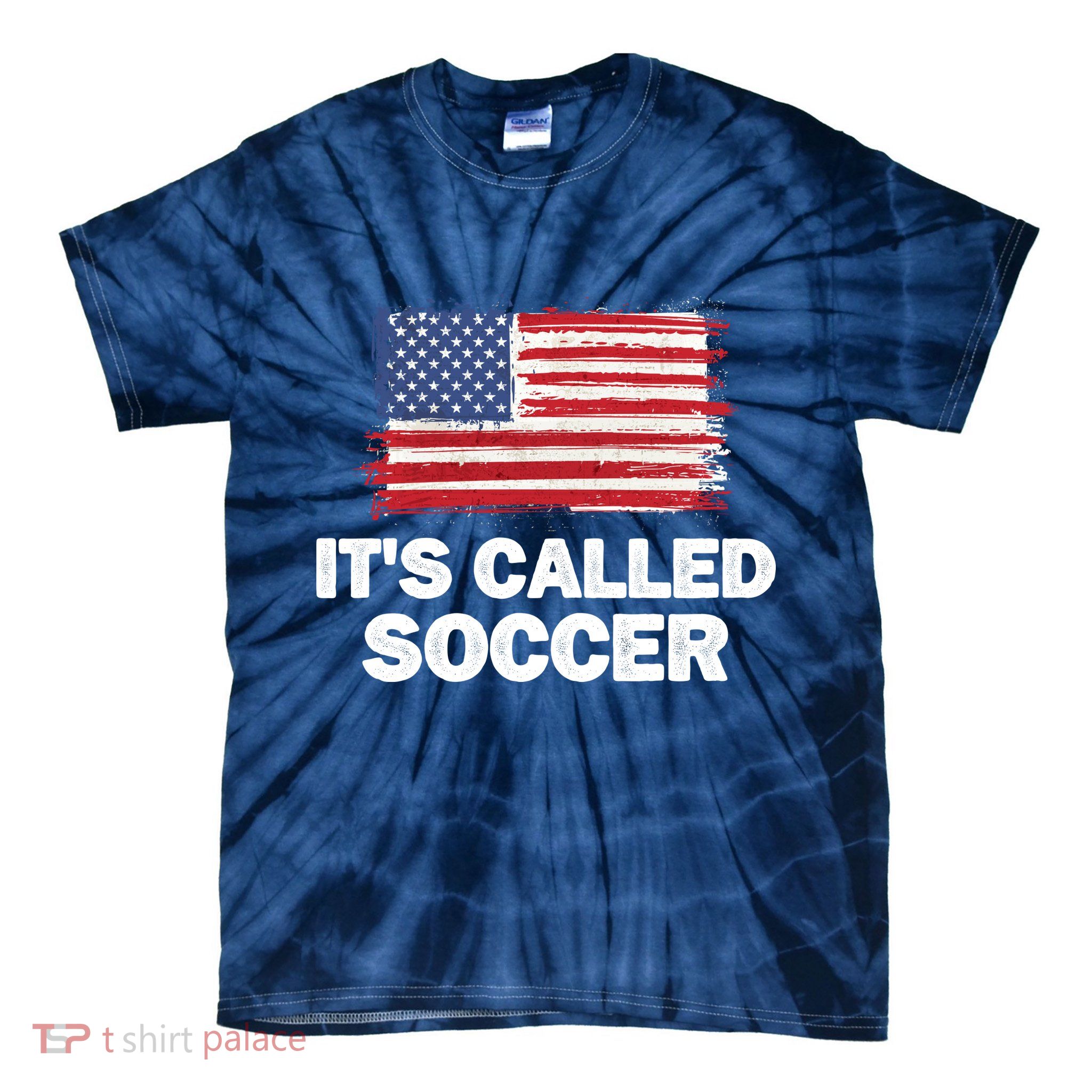 It's Called Soccer World Usa Football Cup Tie-Dye T-Shirt
